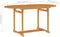 vidaXL - Tuintafel - 150x90x75 - cm - massief - teakhout