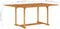 vidaXL - Tuintafel - 150x90x75 - cm - massief - teakhout