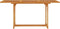 vidaXL - Tuintafel - 150x90x75 - cm - massief - teakhout
