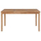 vidaXL - Tuintafel - 150x90x77 - cm - massief - teakhout