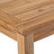 vidaXL - Tuintafel - 150x90x77 - cm - massief - teakhout