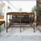 vidaXL Tuintafel 159,5x82,5x110 cm massief grenenhout honingbruin