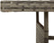 vidaXL - Tuintafel - 160x70x72 - cm - poly - rattan - en - massief - acaciahout - grijs