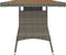 vidaXL - Tuintafel - 160x70x72 - cm - poly - rattan - en - massief - acaciahout - grijs