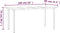 vidaXL - Tuintafel - 160x80x74 - cm - staal - en - gehard - glas - zwart