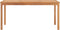 vidaXL - Tuintafel - 160x80x77 - cm - massief - teakhout