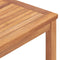vidaXL - Tuintafel - 160x80x77 - cm - massief - teakhout
