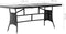 vidaXL - Tuintafel - 170x80x74 - cm - poly - rattan - zwart