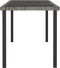 vidaXL - Tuintafel - 180x70x73 - cm - poly - rattan - grijs