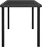 vidaXL - Tuintafel - 180x70x73 - cm - poly - rattan - zwart