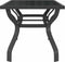 vidaXL - Tuintafel - 180x80x70 - cm - staal - en - glas - grijs - en - zwart