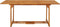 vidaXL - Tuintafel - 180x90x75 - cm - massief - acaciahout