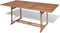 vidaXL - Tuintafel - 180x90x75 - cm - massief - teakhout