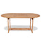 vidaXL - Tuintafel - 180x90x75 - cm - massief - teakhout