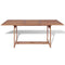 vidaXL - Tuintafel - 180x90x75 - cm - massief - teakhout