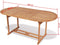 vidaXL - Tuintafel - 180x90x75 - cm - massief - teakhout