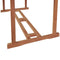 vidaXL - Tuintafel - 180x90x75 - cm - massief - teakhout