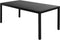 vidaXL - Tuintafel - 185x90x74 - cm - aluminium - en - HKC - zwart