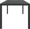 vidaXL - Tuintafel - 185x90x74 - cm - aluminium - en - HKC - zwart