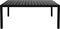vidaXL - Tuintafel - 185x90x74 - cm - aluminium - en - HKC - zwart