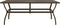 vidaXL - Tuintafel - 190x80x72 - cm - staal - bruin