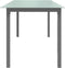 vidaXL - Tuintafel - 190x90x74 - cm - aluminium - en - glas - lichtgrijs
