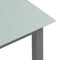 vidaXL - Tuintafel - 190x90x74 - cm - aluminium - en - glas - lichtgrijs