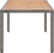 vidaXL - Tuintafel - 190x90x75 - cm - poly - rattan - en - massief - acaciahout - grijs