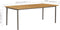 vidaXL - Tuintafel - 200x100x72 - cm - massief - acaciahout - en - staal