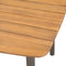 vidaXL - Tuintafel - 200x100x72 - cm - massief - acaciahout - en - staal
