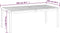 vidaXL - Tuintafel - 200x100x74 - cm - massief - acaciahout