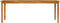 vidaXL - Tuintafel - 200x100x74 - cm - massief - acaciahout