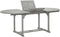 vidaXL - Tuintafel - 200x100x75 - cm - massief - acaciahout - grijs