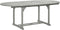 vidaXL - Tuintafel - 200x100x75 - cm - massief - acaciahout - grijs