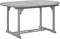 vidaXL - Tuintafel - 200x100x75 - cm - massief - acaciahout - grijs