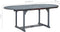 vidaXL - Tuintafel - 200x100x75 - cm - massief - acaciahout - grijs
