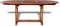 vidaXL - Tuintafel - 200x100x75 - cm - massief - acaciahout