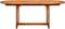 vidaXL - Tuintafel - 200x100x75 - cm - massief - acaciahout