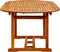 vidaXL - Tuintafel - 200x100x75 - cm - massief - acaciahout