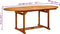 vidaXL - Tuintafel - 200x100x75 - cm - massief - acaciahout