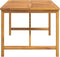 vidaXL Tuintafel 200x90x74 cm massief acaciahout