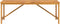 vidaXL Tuintafel 200x90x74 cm massief acaciahout