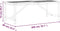 vidaXL Tuintafel 200x90x74 cm massief acaciahout