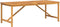 vidaXL Tuintafel 200x90x74 cm massief acaciahout