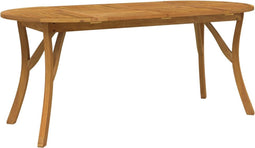 vidaXL - Tuintafel - 200x90x75 - cm - massief - acaciahout