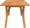 vidaXL Tuintafel 200x90x75 cm massief acaciahout