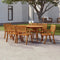 vidaXL - Tuintafel - 200x90x75 - cm - massief - acaciahout