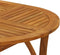 vidaXL - Tuintafel - 200x90x75 - cm - massief - acaciahout