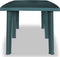 vidaXL - Tuintafel - 210x96x72 - cm - kunststof - groen