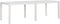 vidaXL - Tuintafel - 220x90x72 - cm - polypropeen - wit